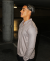 TAUPE POLO SHIRT LONG SLEEVE