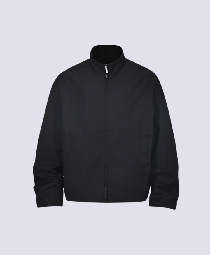 BLACK LEATHER JACKET