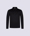 BLACK POLO SHIRT LONG SLEEVE