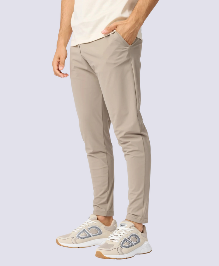 BEIGE TECH PANTS