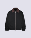 BLACK BROWN LINED JACKET