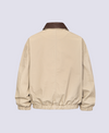 BEIGE BROWN LINED JACKET