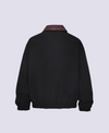BLACK BROWN LINED JACKET