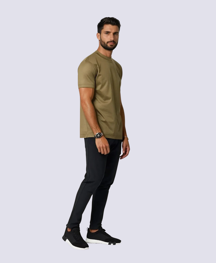 OLIVE GREEN LUXX T-SHIRT