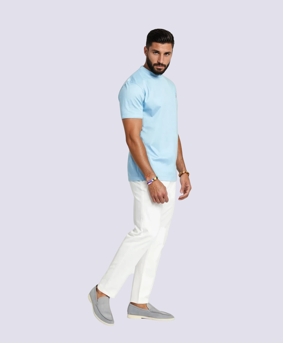 LIGHT BLUE LUXX T-SHIRT