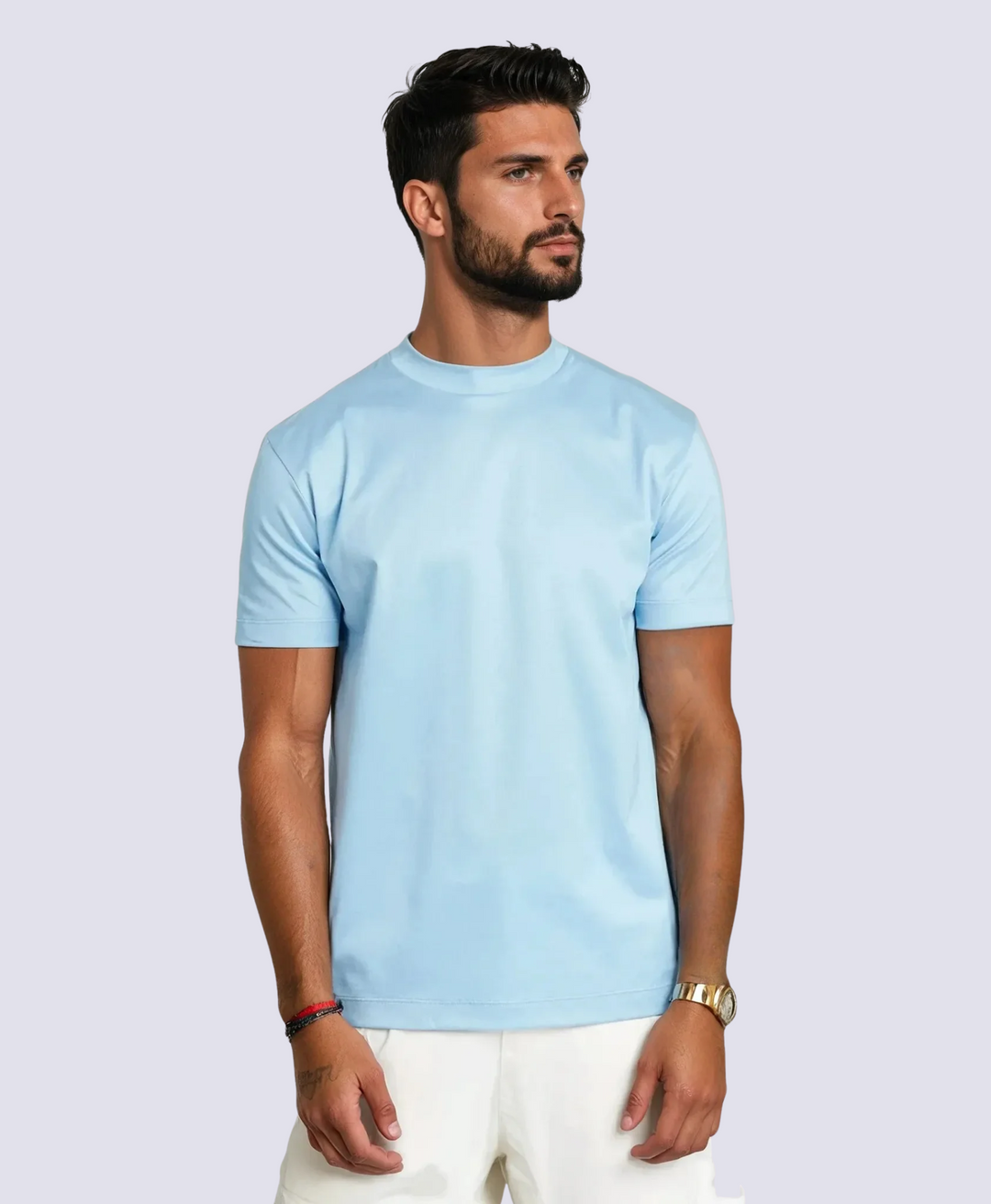 LIGHT BLUE LUXX T-SHIRT