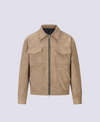 BEIGE SUEDE JACKET