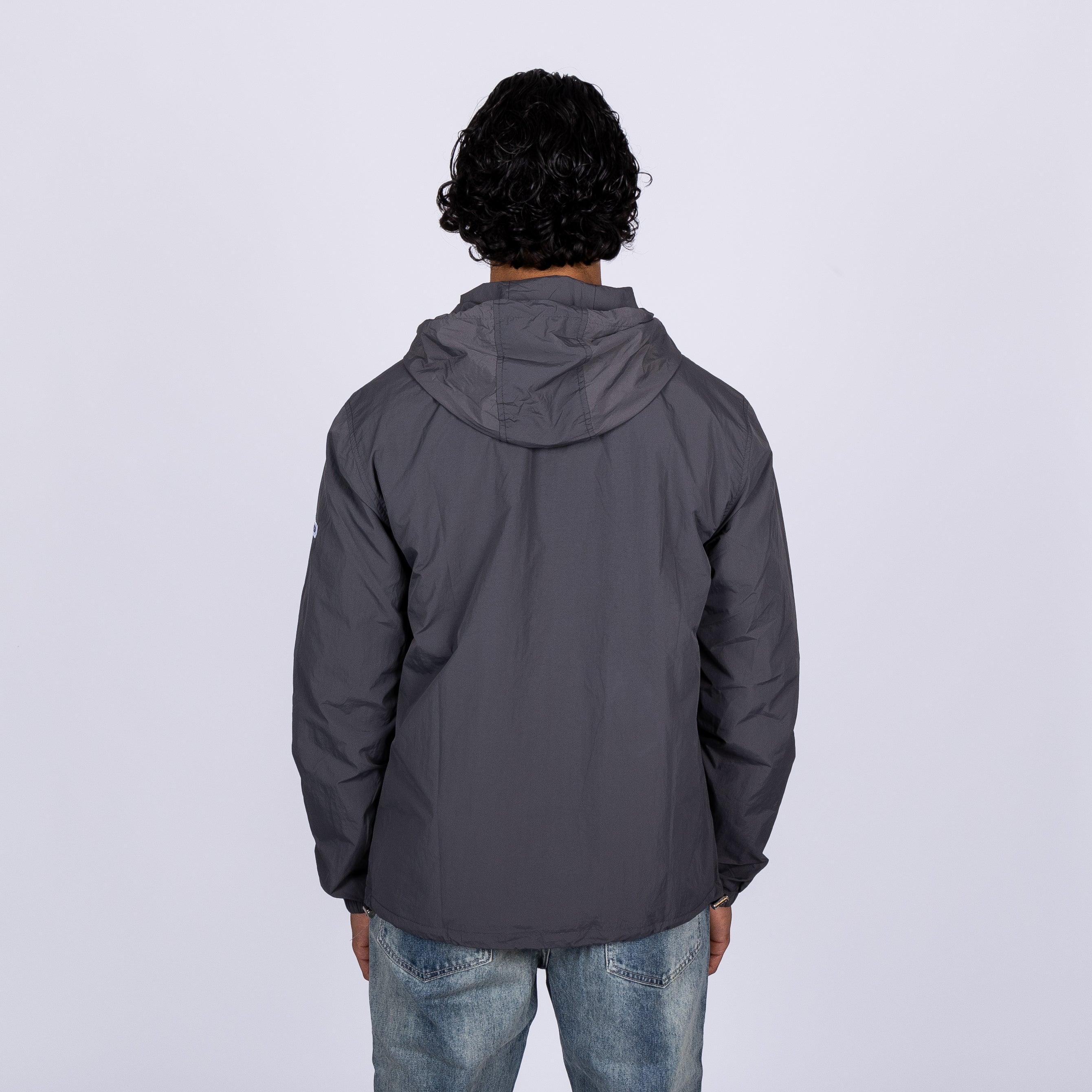 Dark grey windbreaker online