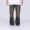 WASHED FLARED JEANS