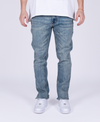 BLACK/GREY FLARED JEANS