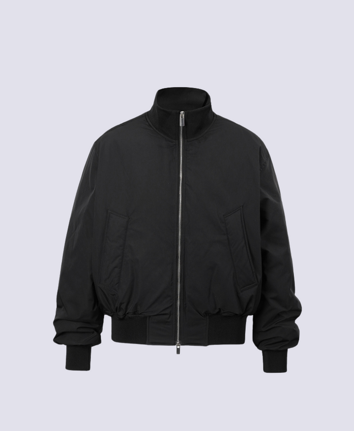 BLACK BOMBER JACKET